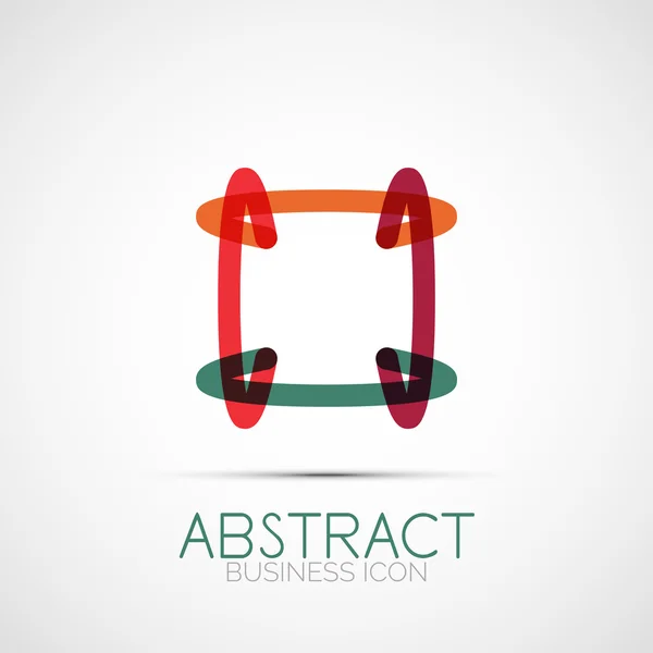 Sorban design hurok logo — Stock Vector