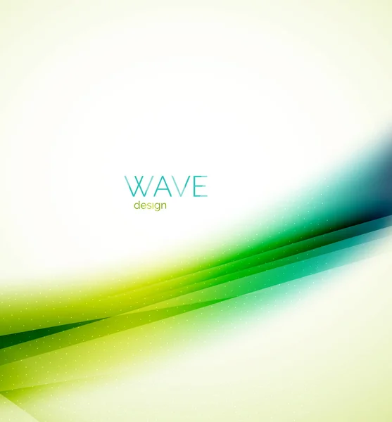 Flowing wave of blending colors — Stock Vector