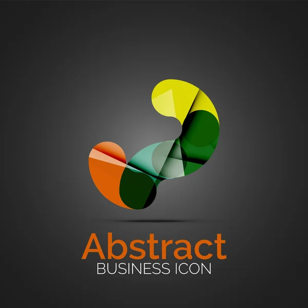 Abstract symmetric business icon — Stock Vector