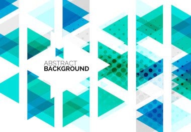 üçgenler, geometrik arka plan temizleme