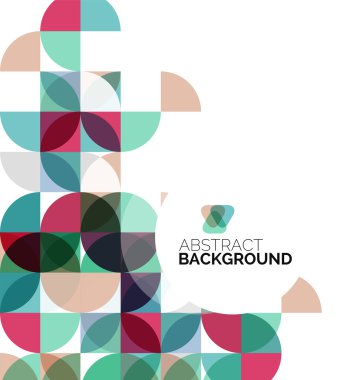 Daire geometrik arka plan