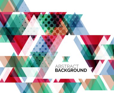 üçgen geometrik arka plan