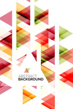 üçgen geometrik arka plan