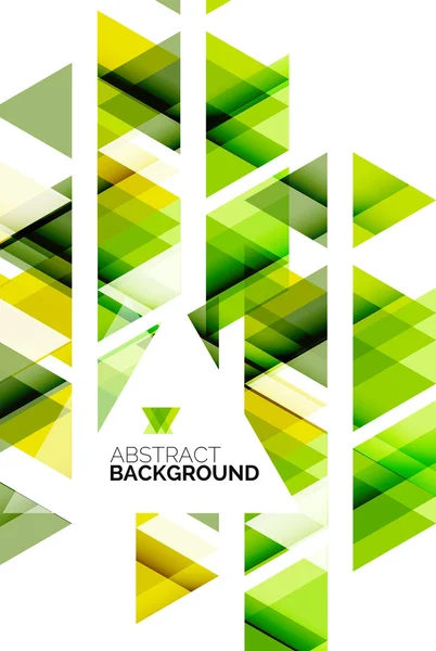 Triangle geometric abstract background — Stock Vector