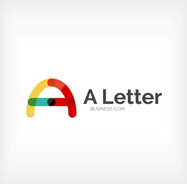 ABC brev logotyp — Stock vektor