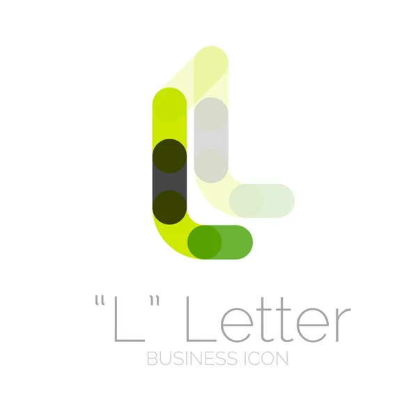 Minimales Schrift- oder Buchstabenlogo-Design — Stockvektor