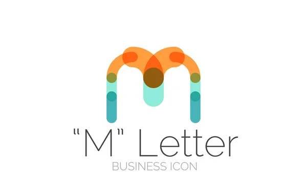 Минимальный дизайн шрифта или логотипа письма — стоковый вектор