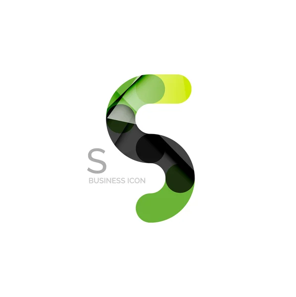 Minimale lettertype of brief logo ontwerp — Stockvector