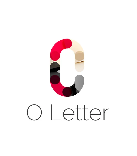 Минимальный дизайн шрифта или логотипа письма — стоковый вектор