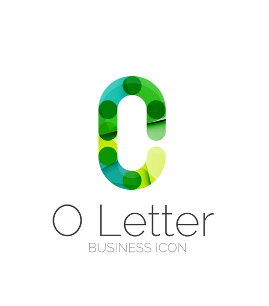 Minimal font or letter logo design — Stock Vector