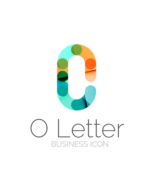 Minimal font or letter logo design — Stock Vector