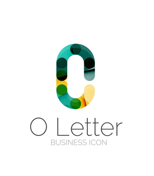 Minimal font or letter logo design — Stock Vector