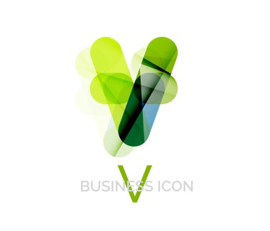 En küçük yazı tipi veya harf logo tasarımı
