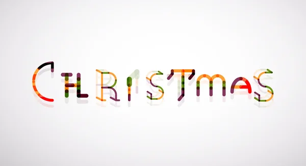 Kerstmis woord concept, lettertype — Stockvector