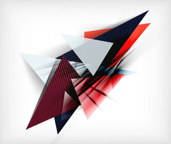 Färg trianglar, ovanligt abstrakt bakgrund — Stock vektor