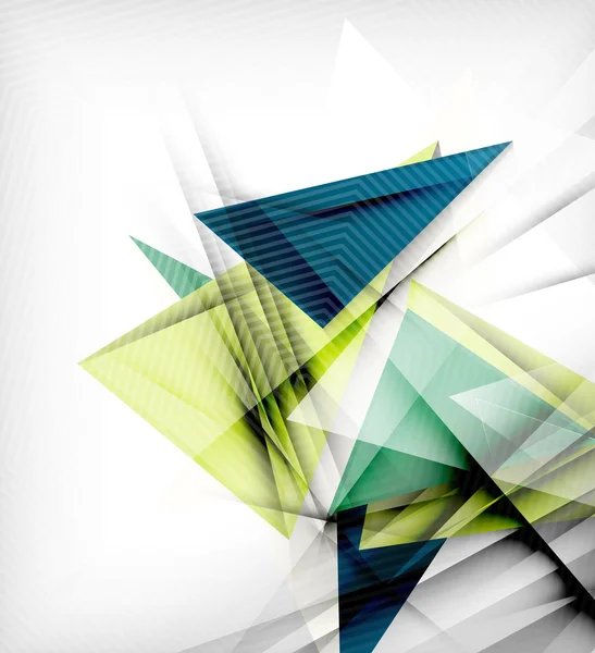 Renkli üçgenler, sıradışı arka plan — Stok Vektör