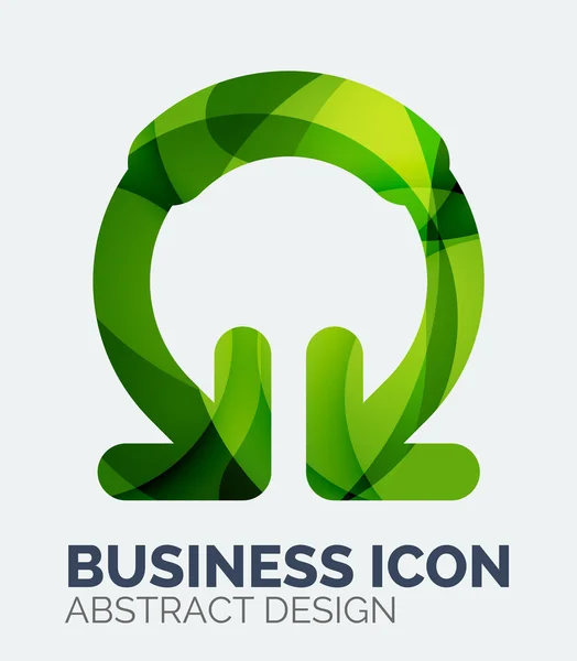 Logotipo de negócio abstrato — Vetor de Stock