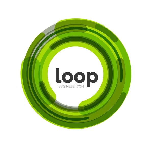 Loop, ícone de negócio infinito — Vetor de Stock