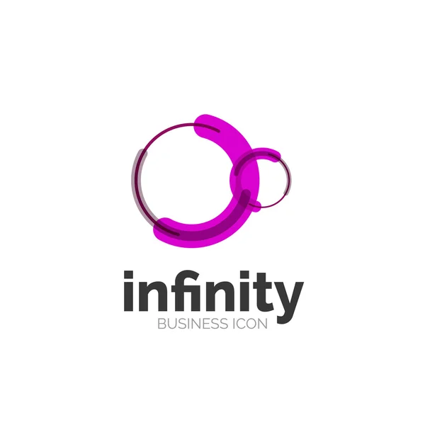 Loop, infinity business icon — Stock Vector