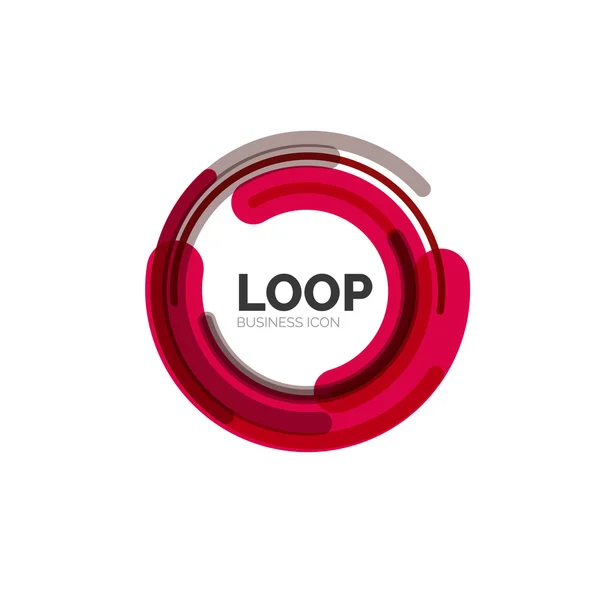 Loop, icono de negocio infinito — Archivo Imágenes Vectoriales