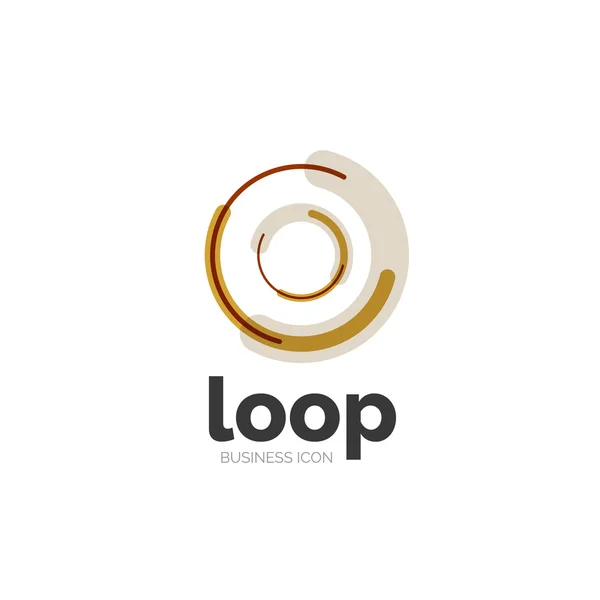 Loop, infinity business icon — Stock Vector