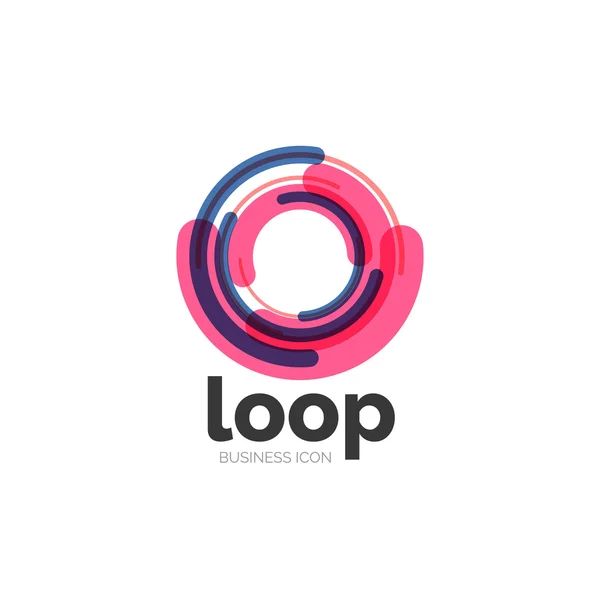 Loop, infinity business icon — Stock Vector