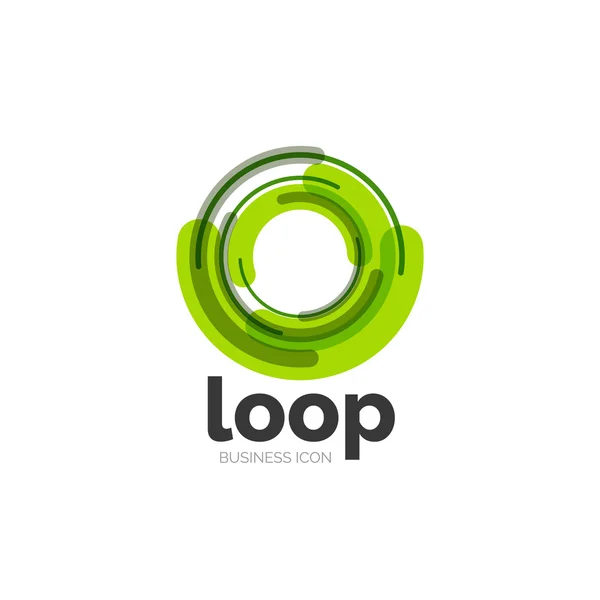 Loop, infinity business icon — Stock Vector