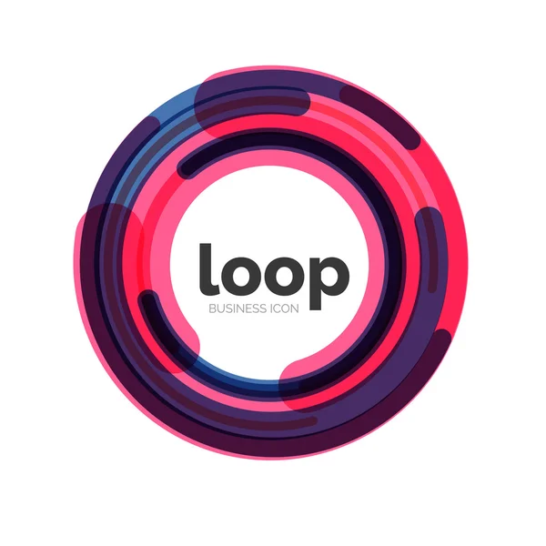 Loop, nekonečno obchodní ikona — Stockový vektor