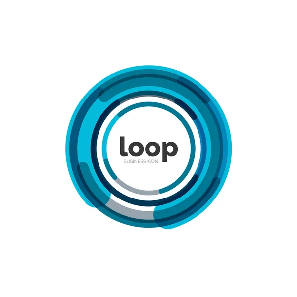 Loop, nekonečno obchodní ikona — Stockový vektor