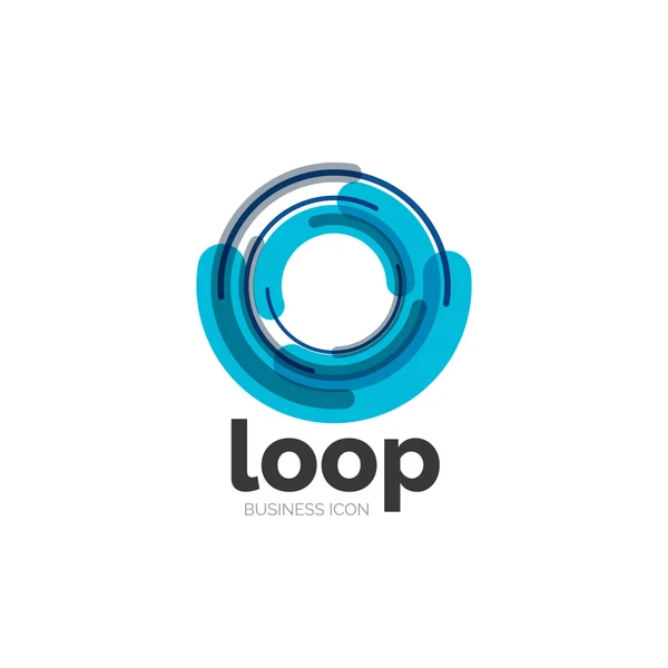 Loop, infinity business icon — Stock Vector