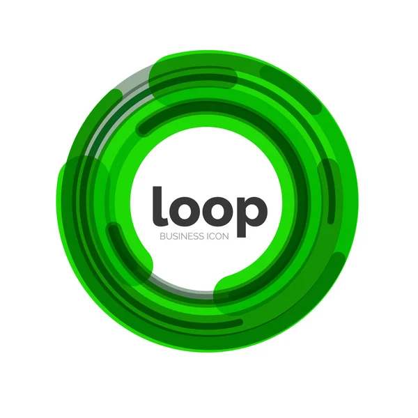 Loop, icono de negocio infinito — Archivo Imágenes Vectoriales