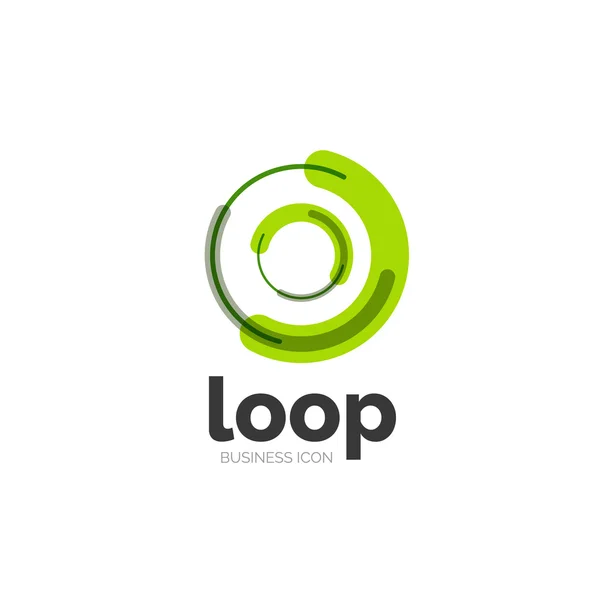 Loop, infinity business icon — Stock Vector