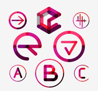 Logo koymak, temiz ince çizgi stili
