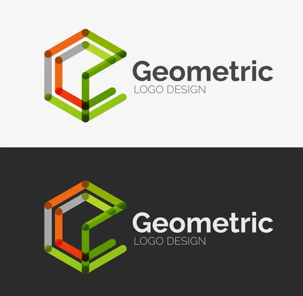 Logo de conception de ligne minimale — Image vectorielle