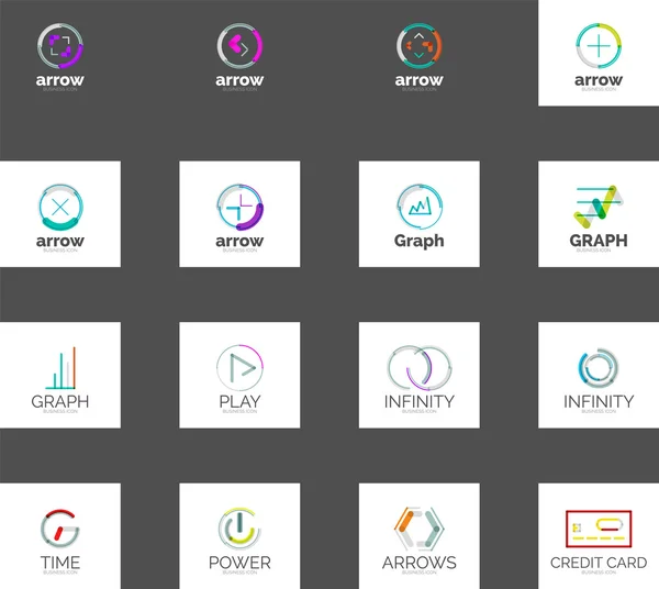 抽象的な会社のロゴのベクトル コレクション — ストックベクタ