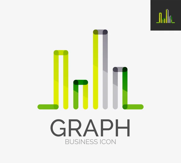 En az satır tasarım logo, grafik, grafik simgesi — Stok Vektör