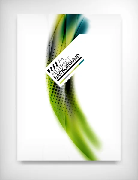 Volantino, Brochure Design Template, Layout — Vettoriale Stock