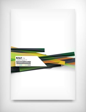 Geometrik soyut iş şablonu