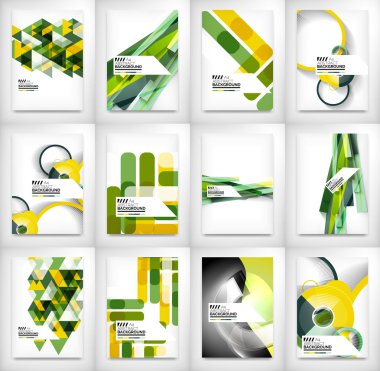 Geometrik soyut iş şablonu