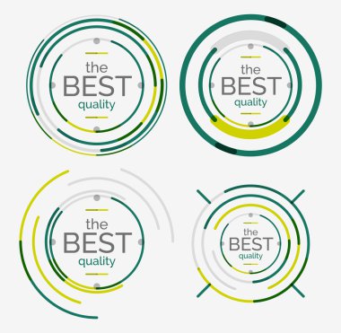 İnce çizgi zarif tasarım logo koymak, üstün kaliteli