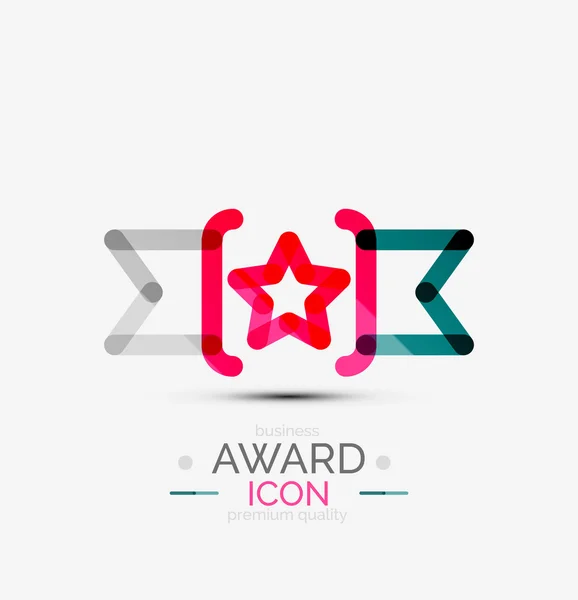 Award pictogram, logo. — Stockvector