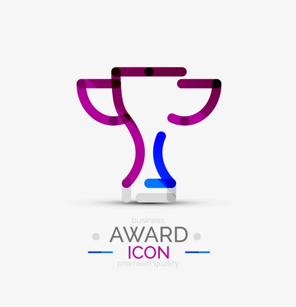 Ödülü simgesi, logo. — Stok Vektör