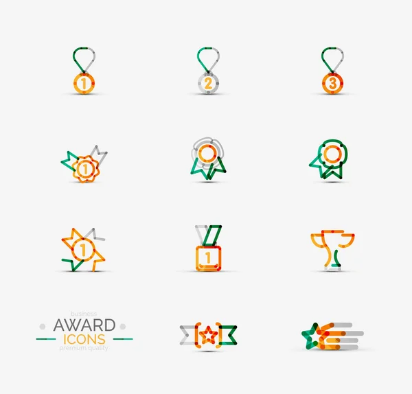 Ensemble d'icônes de prix, collection Logo — Image vectorielle