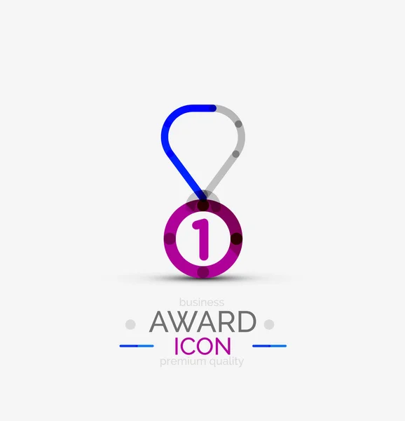 Award pictogram, logo. — Stockvector