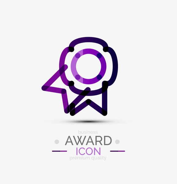 Award pictogram, logo. — Stockvector