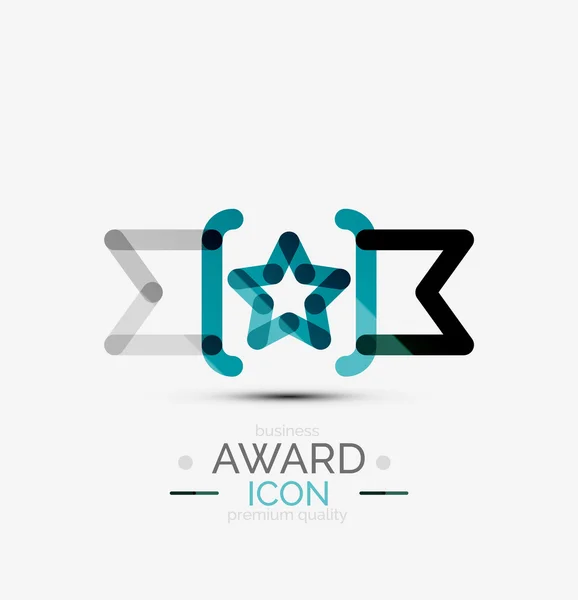 Icona del premio, logo . — Vettoriale Stock