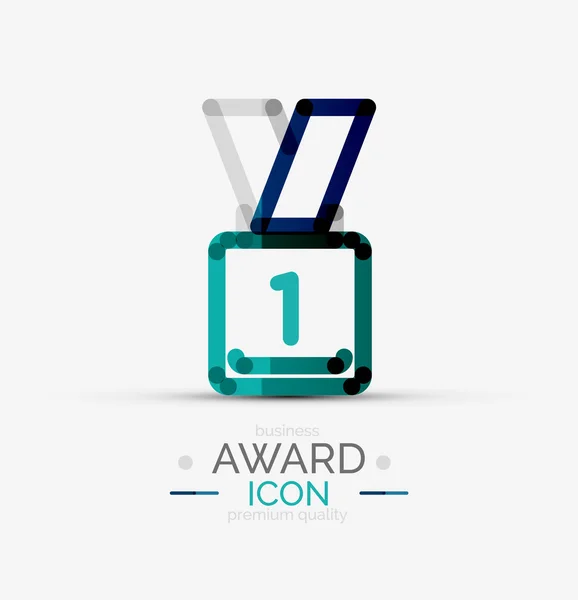 Icona del premio, logo . — Vettoriale Stock