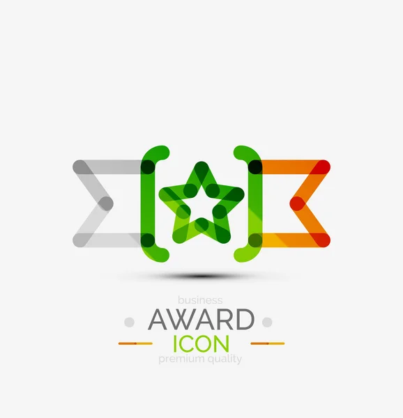 Award pictogram, logo. — Stockvector