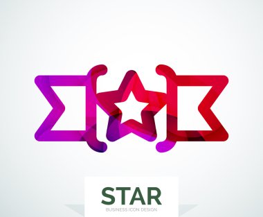 soyut renkli logo tasarımı