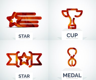 soyut renkli logo tasarımı